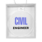 CIVIL ENGINEER Acrylic Circle Ornament - You Make It Special