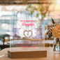 Daughter Someday when | Acrylic Plaque with Alluring Beauty Necklace - You Make It Special