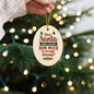 Dear Santa Before I Explain Oval MDF Ornament - You Make It Special