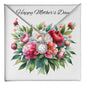 Happy Mother's Day necklace | Eternal Hope Necklace (EHN-M-HMDFwrW-S2404) - You Make It Special