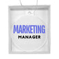 MARKETING MANAGER Acrylic Circle Ornament - You Make It Special