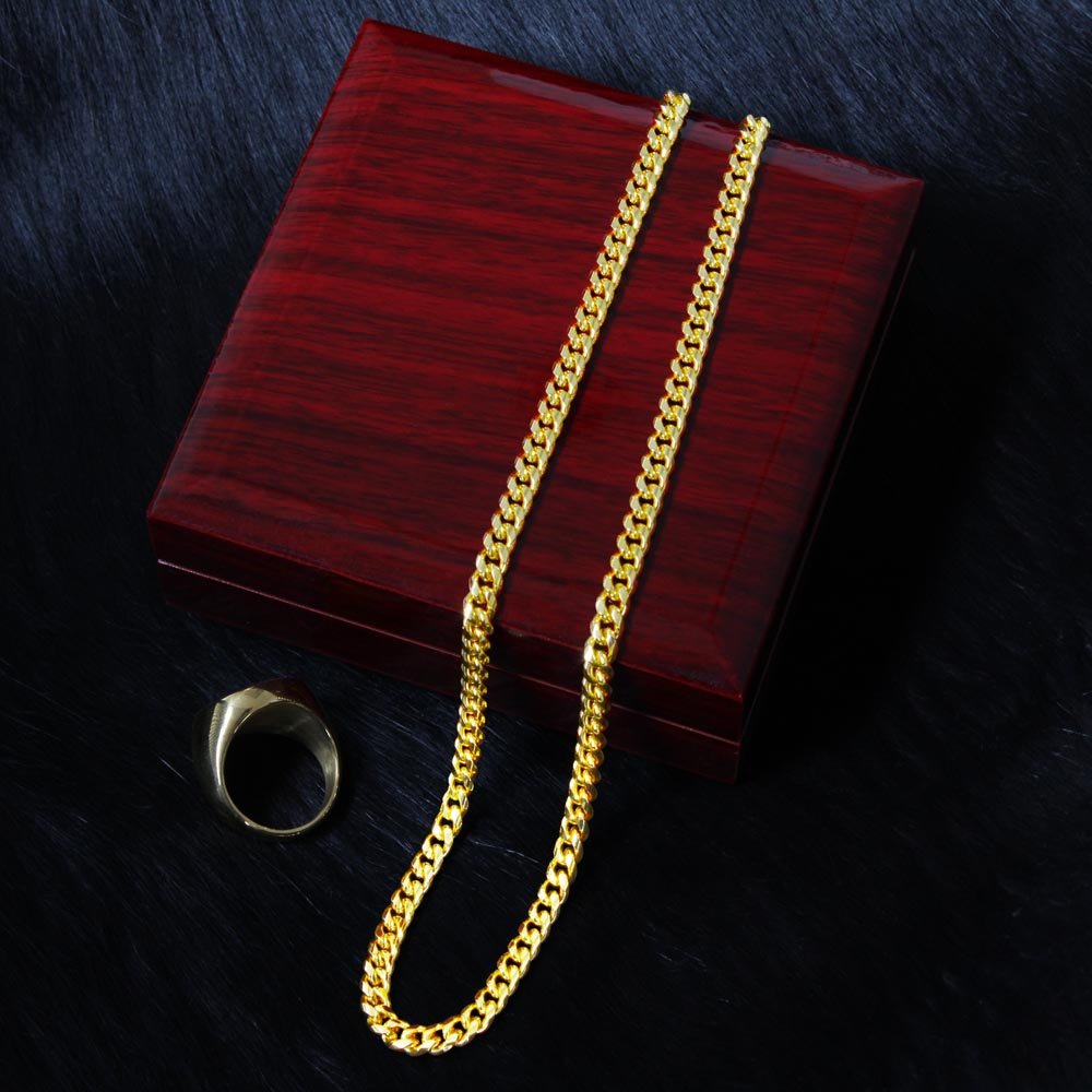 To Dad from child | The person I am today | Cuban link chain - You Make It Special
