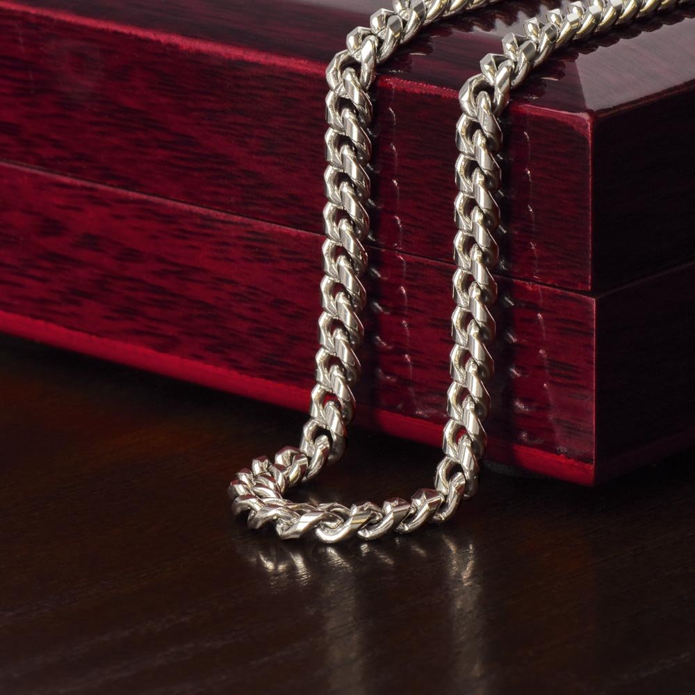 To Dad from child | The person I am today | Cuban link chain - You Make It Special