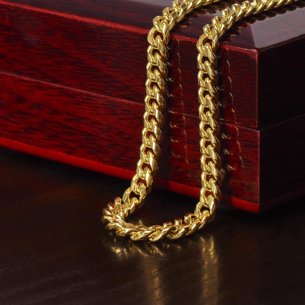 To Dad from child | The person I am today | Cuban link chain - You Make It Special