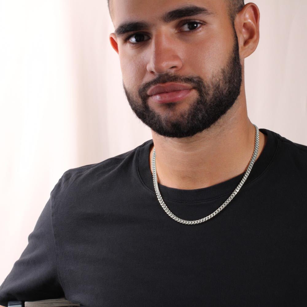 To Dad from child | The person I am today | Cuban link chain - You Make It Special