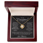 To Daughter Love Mommy | SOMETIMES IT'S HARD TO | Love Knot necklace - You Make It Special