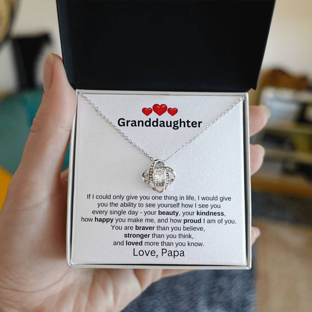 To Granddaughter Love Papa | If I could (LKN - GD - PP - IfICould - W - S2309) - You Make It Special