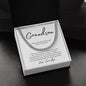 To Grandson Love Grandpa | When you wear this | Cuban Chain - You Make It Special