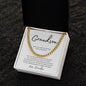 To Grandson Love Grandpa | When you wear this | Cuban Chain - You Make It Special