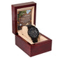 To Man | Time With You | Black Chronograph Watch MC6 - You Make It Special