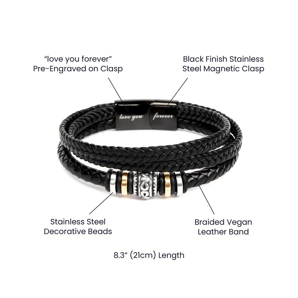 To Son | Stay Strong | Love You Forever Bracelet - You Make It Special