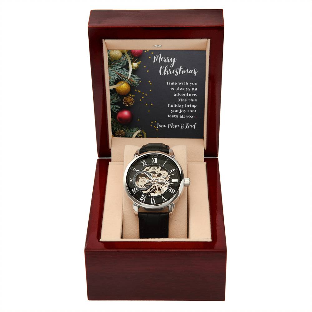 To Son | Time With You | Men's Openwork Watch MC8 - You Make It Special