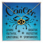 Cancer necklace | Zodiac symbol necklace (ZN-CANCER-S2403) - You Make It Special