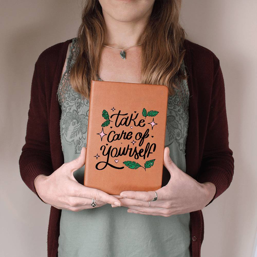 Care leather journal | Take care of yourself (LJ-CAR-TAK-S2309) - You Make It Special