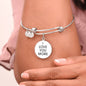 I LOVE YOU MORE Circle Bangle Bracelet-Silver (CBB-ILvYouMoreSlvr-S2312) - You Make It Special