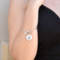 I LOVE YOU MORE Circle Bangle Bracelet-Silver (CBB-ILvYouMoreSlvr-S2312) - You Make It Special