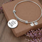 I LOVE YOU MORE Circle Bangle Bracelet-Silver (CBB-ILvYouMoreSlvr-S2312) - You Make It Special