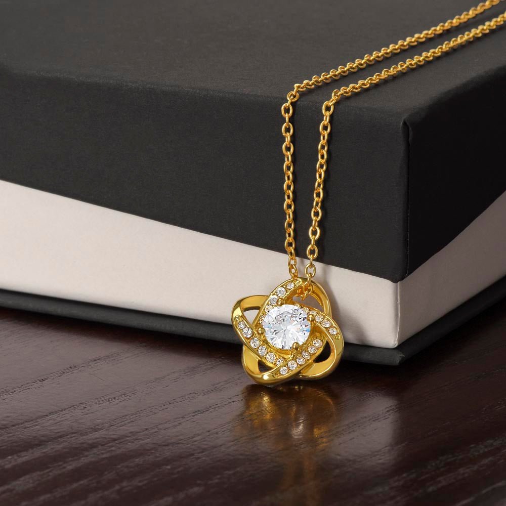 Love Knot Necklace-No Message Card - Standard box (LVKN-NoMsgCard-StdBox-S2311) - You Make It Special
