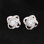 Love Knot Stud Earrings (LKE-S2309) - You Make It Special