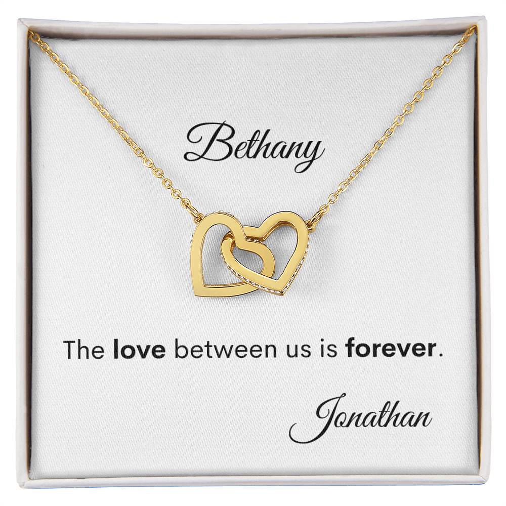 Personalize Recipient and Giver Names | Love Between Us (IHN-Per-Per-W-S2311) - You Make It Special