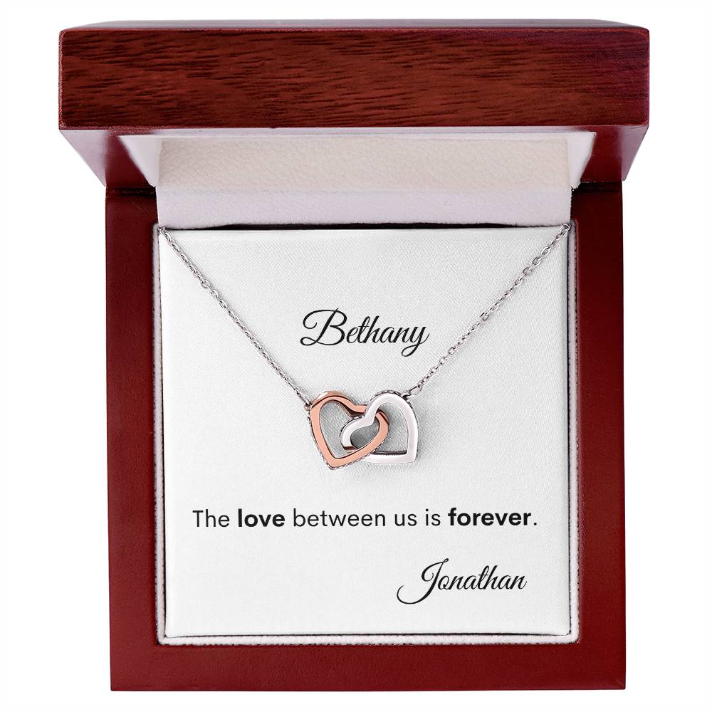 Personalize Recipient and Giver Names | Love Between Us (IHN-Per-Per-W-S2311) - You Make It Special