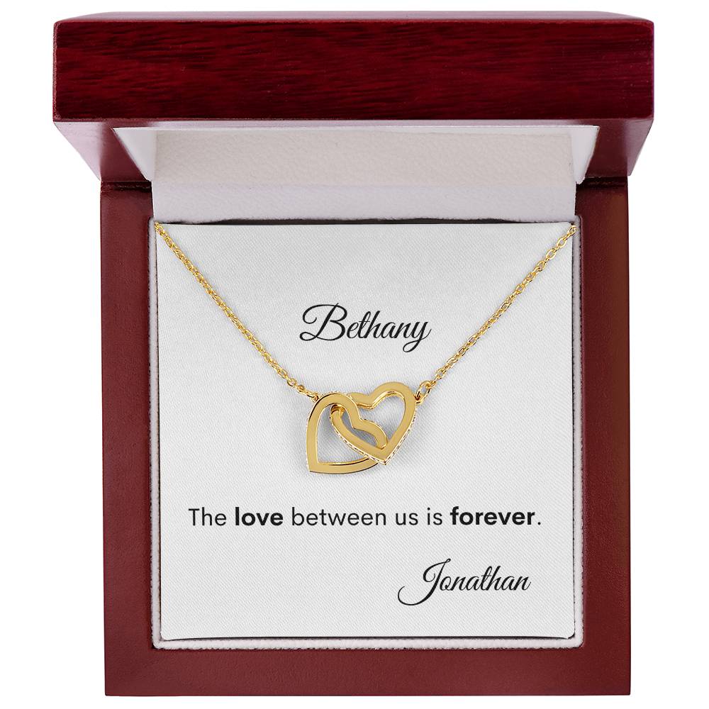 Personalize Recipient and Giver Names | Love Between Us (IHN-Per-Per-W-S2311) - You Make It Special