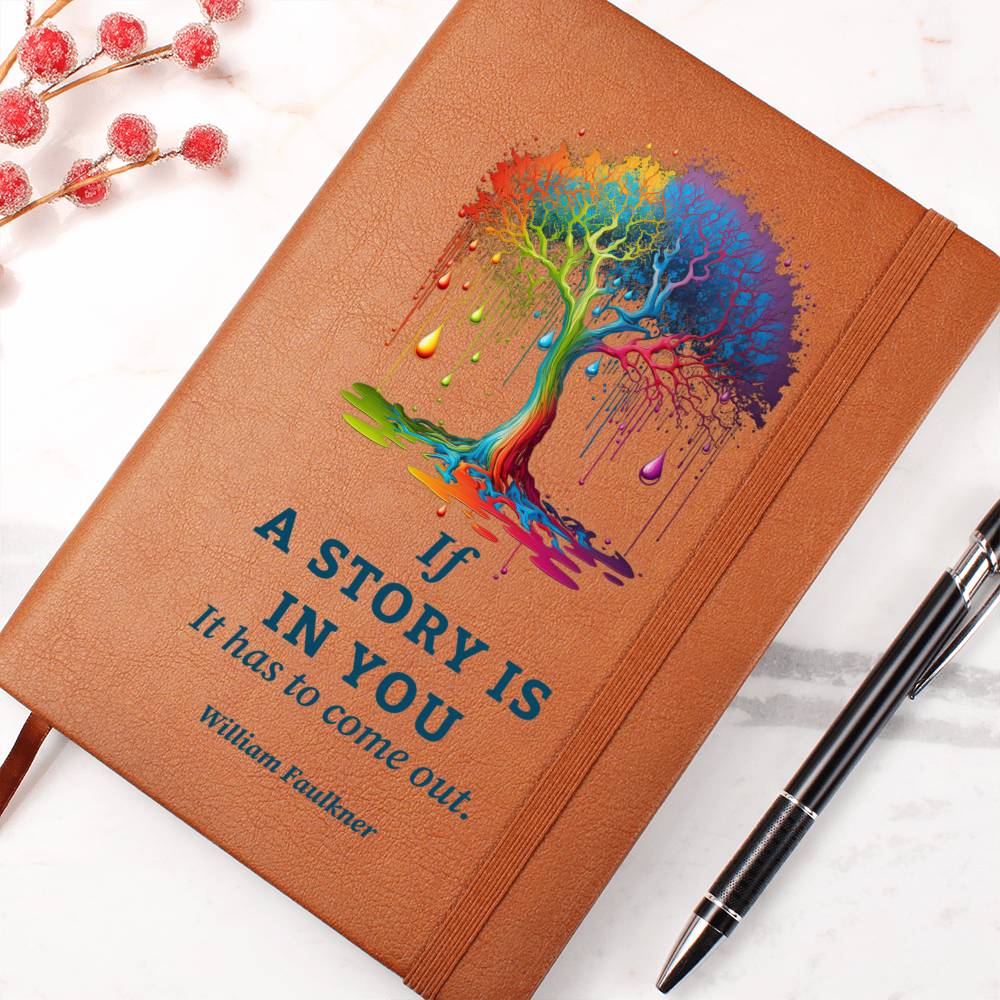 Story leather journal | If a story is in you - You Make It Special