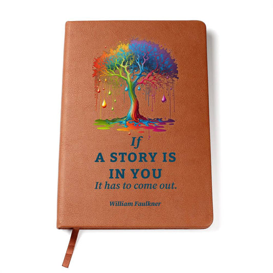 Story leather journal | If a story is in you - You Make It Special
