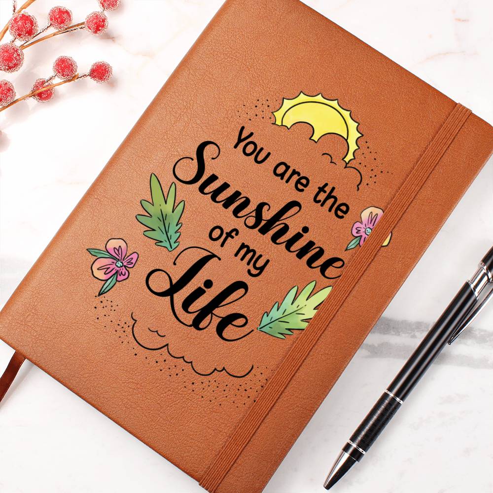 Sunshine | leather journal | You are the Sunshine (LJ-SUN-YOU-S2309) - You Make It Special