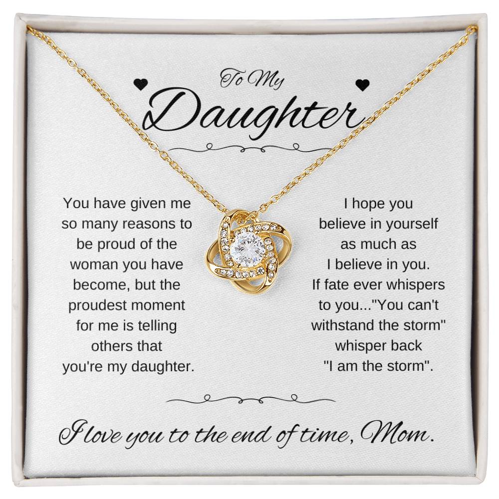 To Daughter From Mom | You have (LKN-D-M-Youhave-W-S2309) - You Make It Special