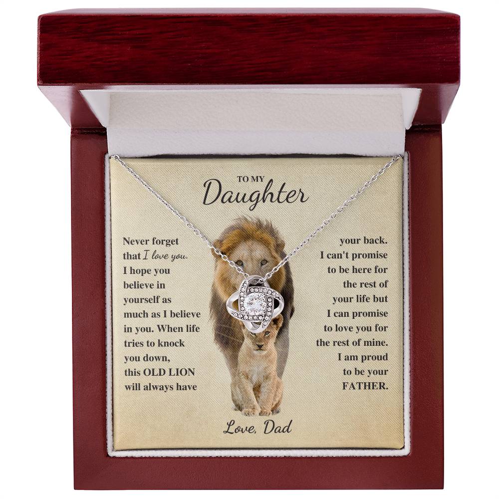 To Daughter Love Dad | Old Lion (LKN-D-Dd-Never-G-S2309) - You Make It Special