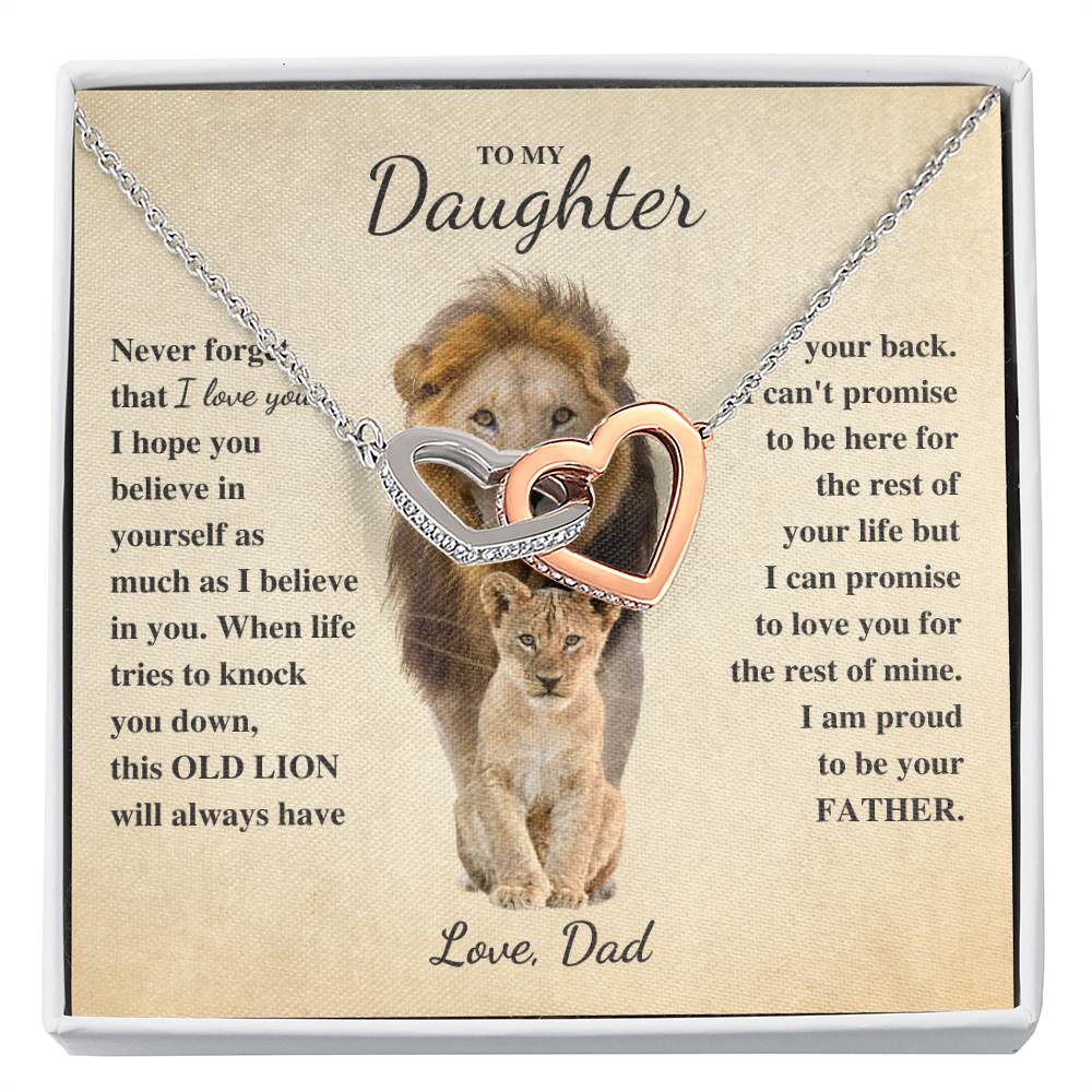 To Daughter Love Dad | Old Lion | Never forget (IHN-D-Dd-NeverForget-G-S2309) - You Make It Special