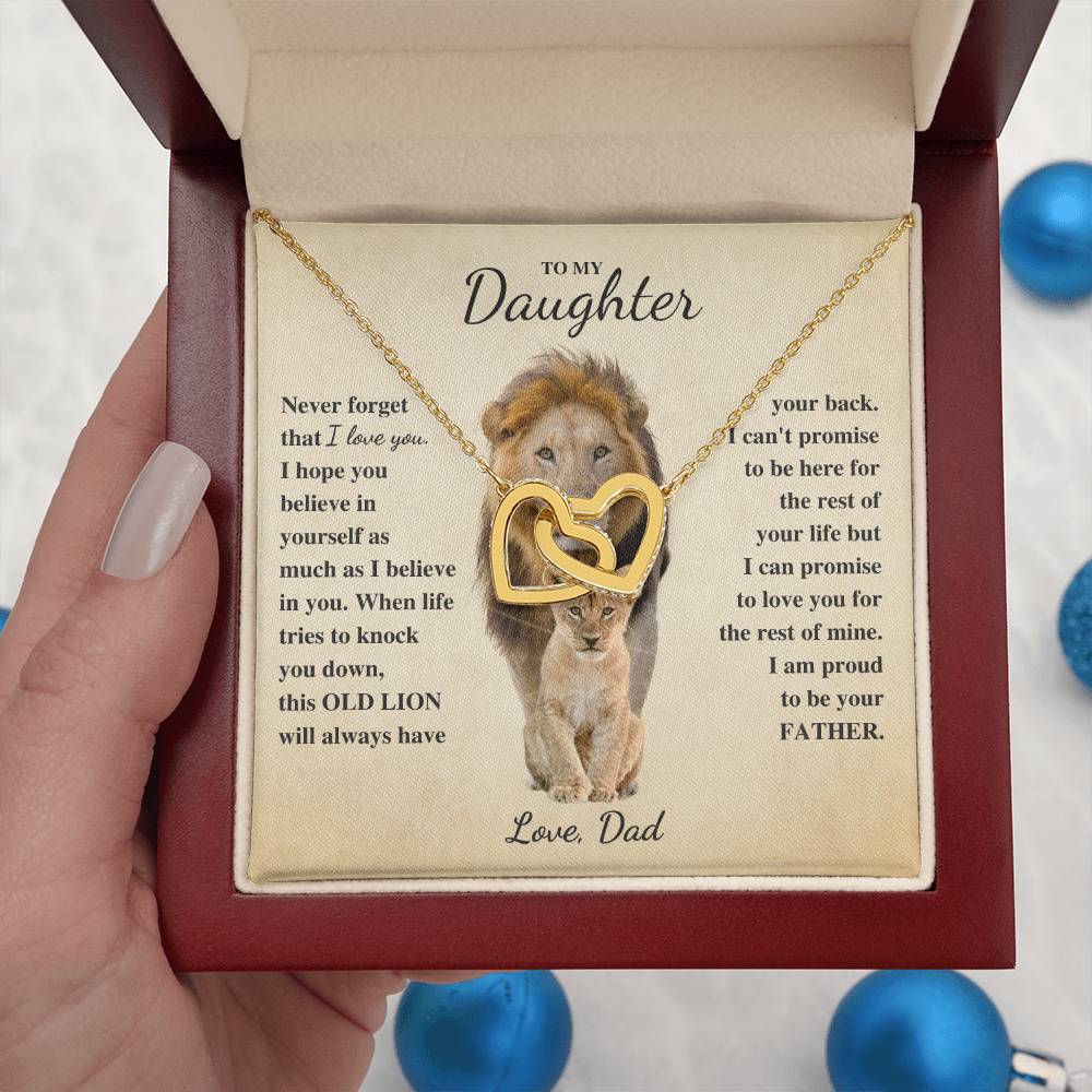 To Daughter Love Dad | Old Lion | Never forget (IHN-D-Dd-NeverForget-G-S2309) - You Make It Special