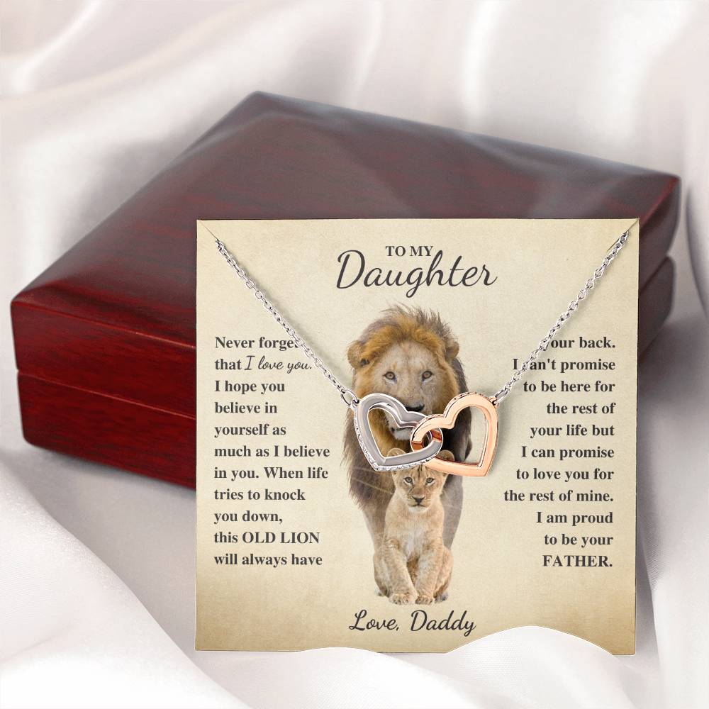 To Daughter Love Daddy | Old Lion | Never forget (IHN-D-Ddy-NeverForget-G-S2309) - You Make It Special