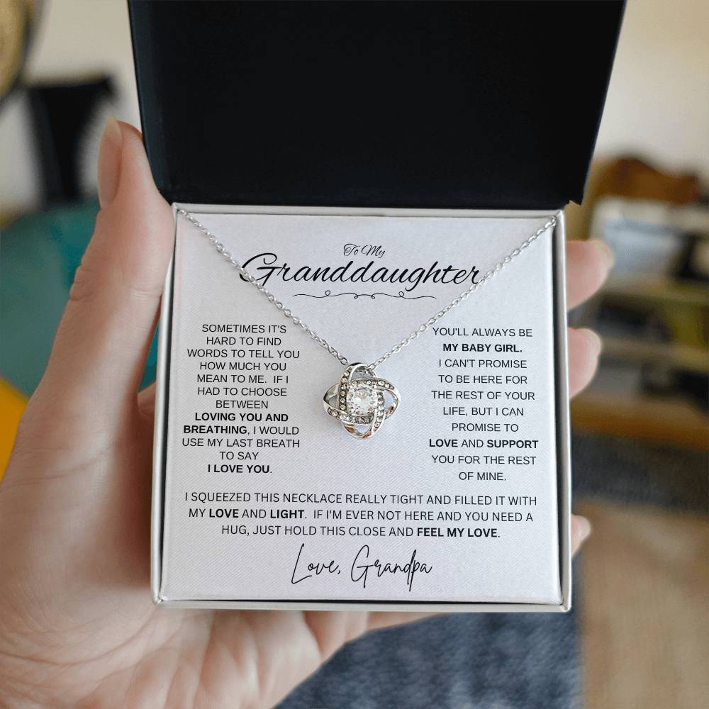 To Granddaughter Love Grandpa | SOMETIMES (LKN-GD-GP-Sometimes-W-S2309) - You Make It Special