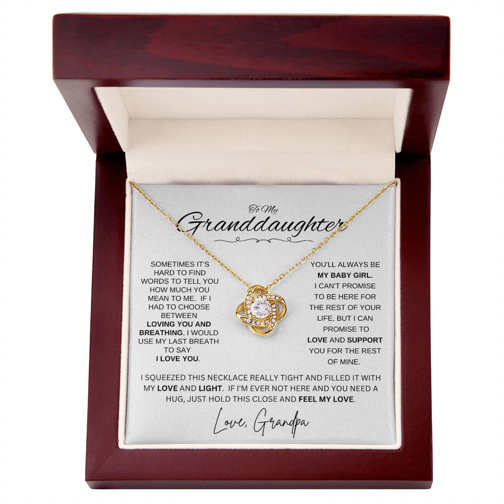 To Granddaughter Love Grandpa | SOMETIMES (LKN-GD-GP-Sometimes-W-S2309) - You Make It Special