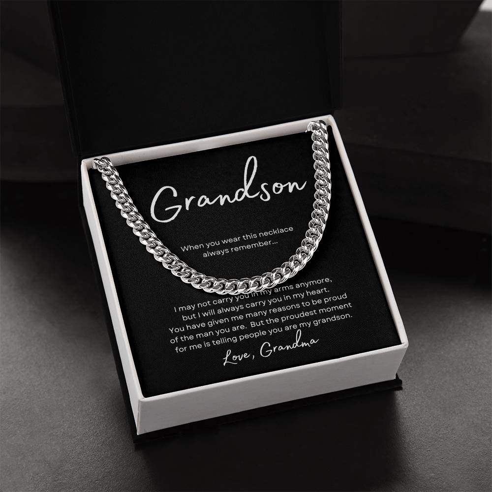 To Grandson Love Grandma | When you (CLN-GS-GM-Whenyou-BK-S2309) - You Make It Special