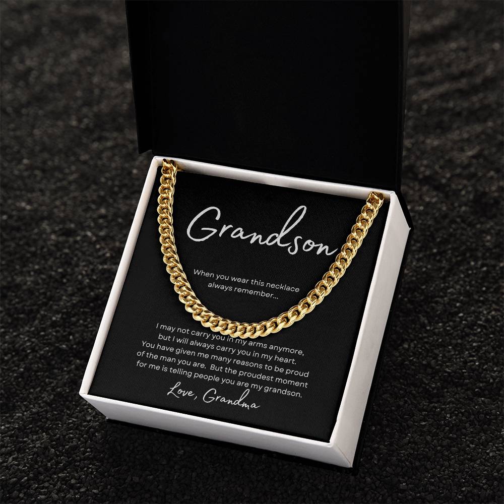 To Grandson Love Grandma | When you (CLN-GS-GM-Whenyou-BK-S2309) - You Make It Special