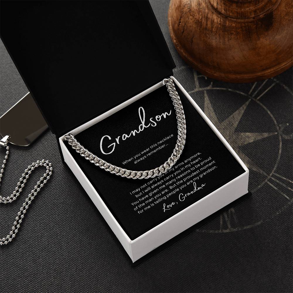 To Grandson Love Grandma | When you (CLN-GS-GM-Whenyou-BK-S2309) - You Make It Special