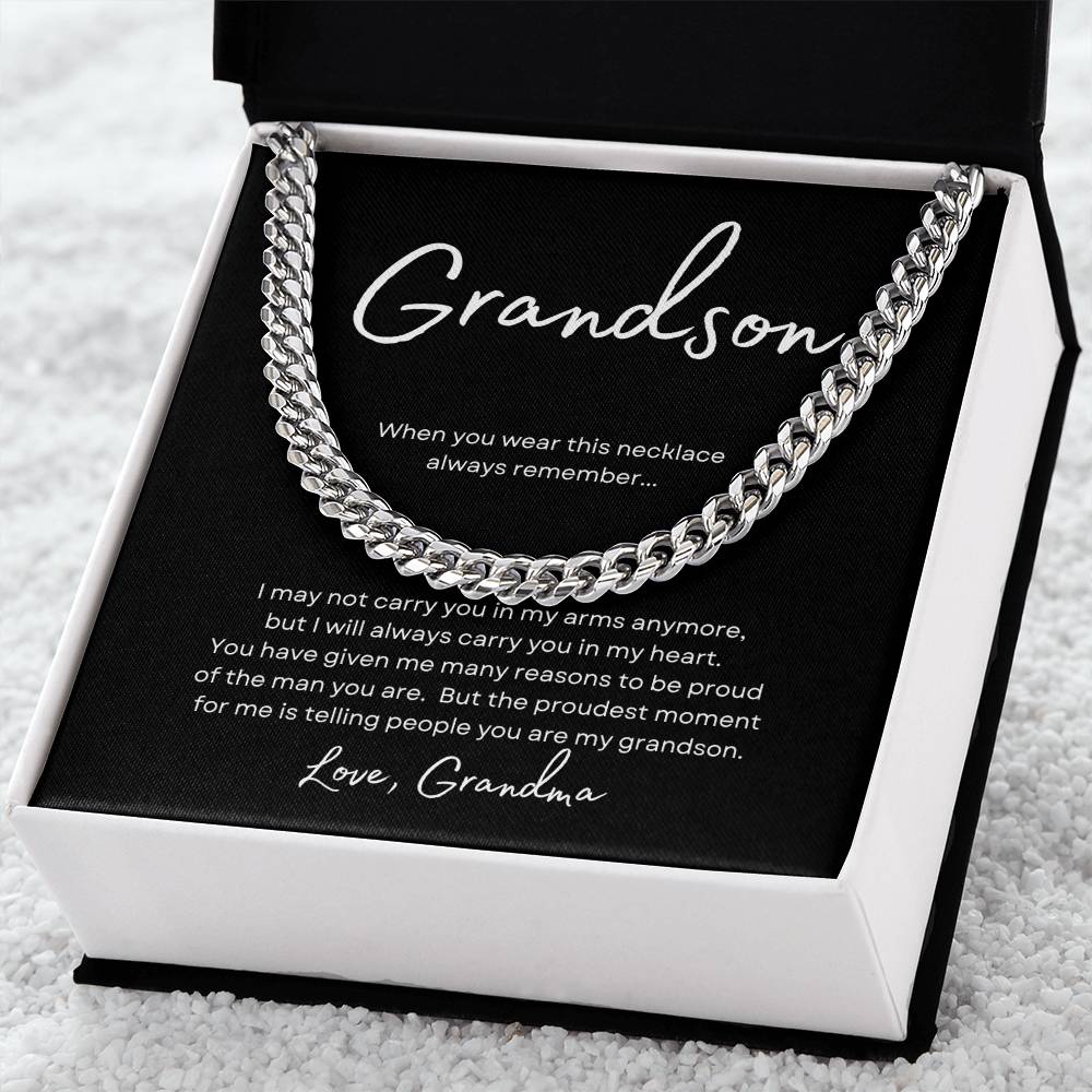 To Grandson Love Grandma | When you (CLN-GS-GM-Whenyou-BK-S2309) - You Make It Special