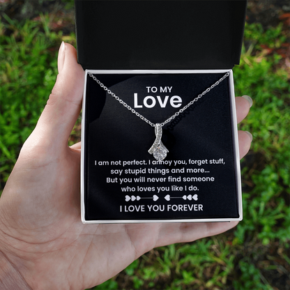 To My Love | Not Perfect | Alluring Beauty Necklace