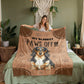 My Blanket Paws Off | Long-haired Dachshund | Coral Fleece Blanket