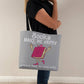 Books Make Me Happy Tote Bag Grocery Shopping Reusable Bag Tote (TB-BksMkHpyHmHdHrt-S2405) - You Make It Special