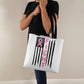 Breast Cancer FIGHT Flag Tote Bag Grocery Shopping Reusable Bag Tote (TB - BCFight - S2408) - You Make It Special