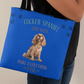 Cocker Spaniel and Wine Make Everything Fine Tote Bag Grocery Shopping Reusable Bag Tote (TB - CckrSpnlWnEvthgFn - S2403) - You Make It Special