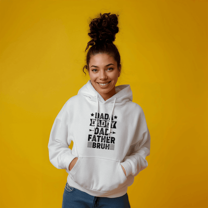 Dada Daddy Dad Father Bruh | Gildan 18500 Unisex Hooded Sweatshirt - You Make It Special