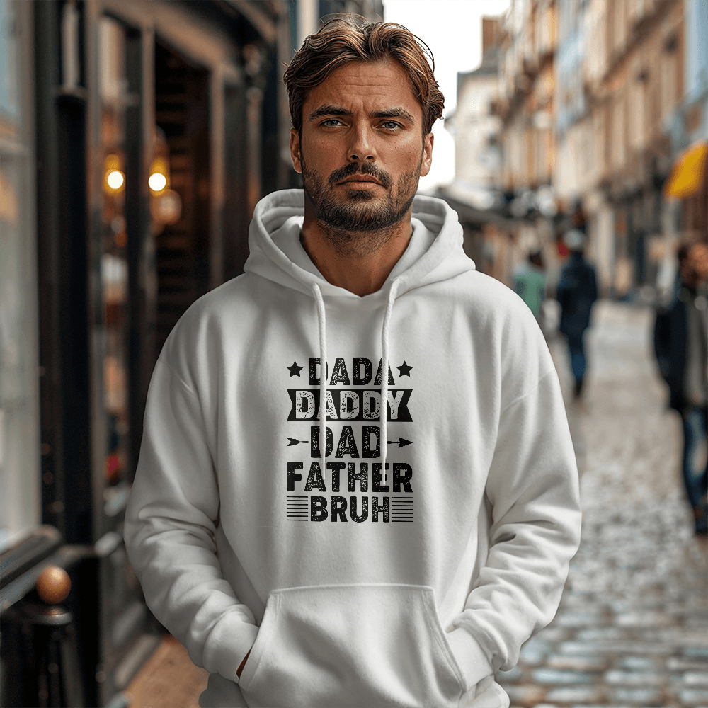 Dada Daddy Dad Father Bruh | Gildan 18500 Unisex Hooded Sweatshirt - You Make It Special