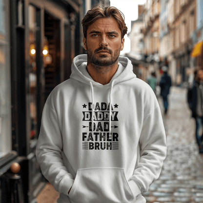 Dada Daddy Dad Father Bruh | Gildan 18500 Unisex Hooded Sweatshirt - You Make It Special