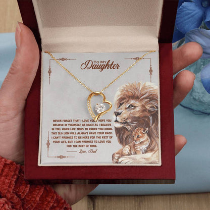 Daughter From Dad | Never forget Sidelion | Forever Love Necklace - You Make It Special