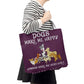 DOGS Make Me Happy Tote Bag Grocery Shopping Reusable Bag Tote (TB-DgsMkHpyHmHdHrt-S2405) - You Make It Special